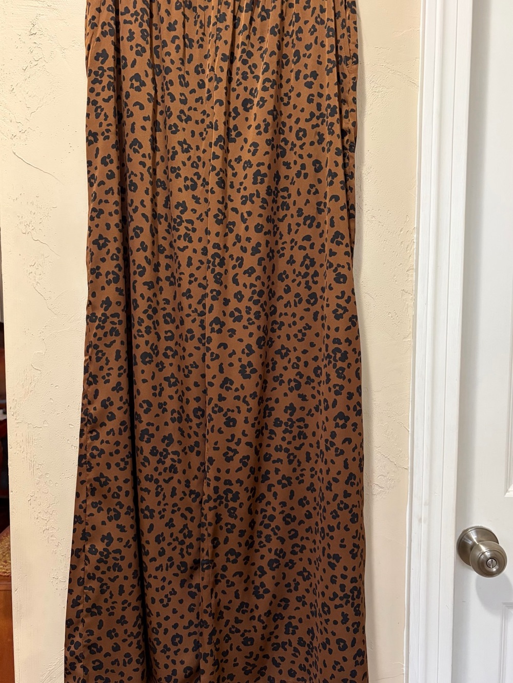 Auden Brown and Black Leopard Print pajama pants